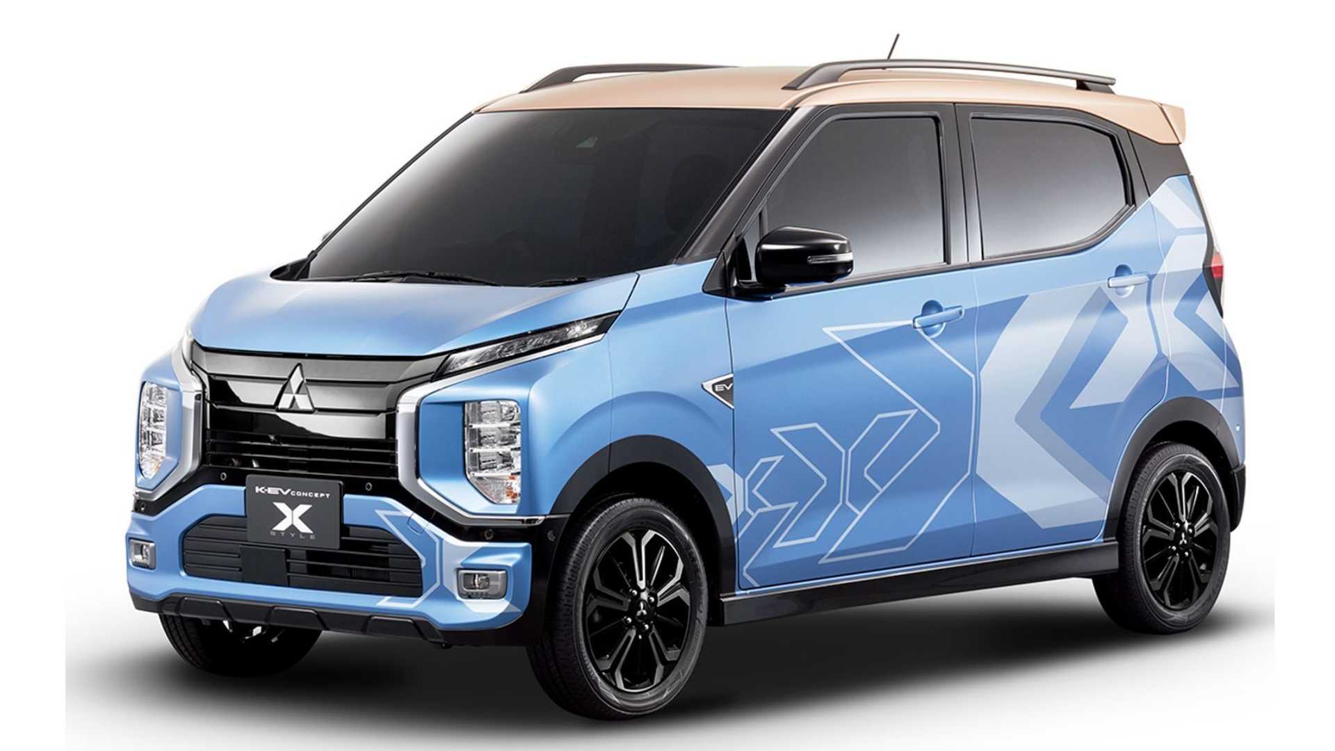 mitsubishi k ev concept x style front left side view